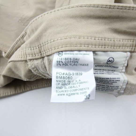 Adriano Goldschmied Womens The Matchbox Slim Straight Pants Cotton Blend Size 32 - Picture 9 of 11